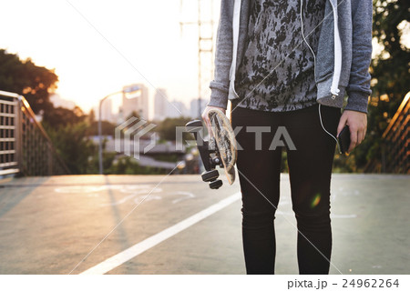 Skatboarder Lifestyle Playful Park Concept Skatboarder Lifestyle Playful Park Concept 24962264