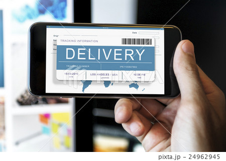 Logistics Delivery Cargo Freight Shipment Concept Logistics Delivery Cargo Freight Shipment Concept 24962945
