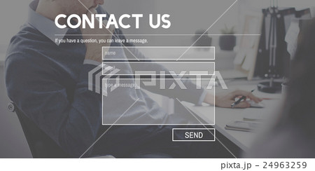 Contact Us Connection Help Communication Concept 24963259