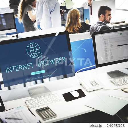 Global Network Connection Technology Concept 24963308