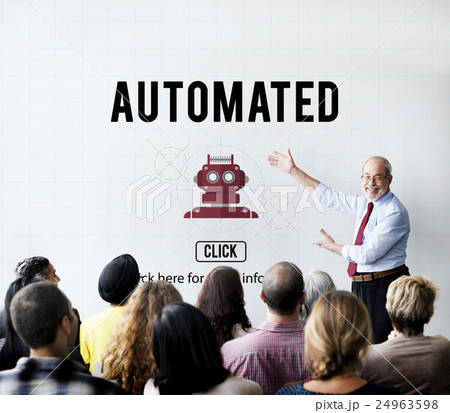 Automated Electronic Factory industrial Machine Concept 24963598