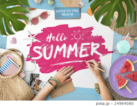 Vacation Holiday Travel Trip Leisure Journey Concept Vacation Holiday Travel Trip Leisure Journey Concept 24964080