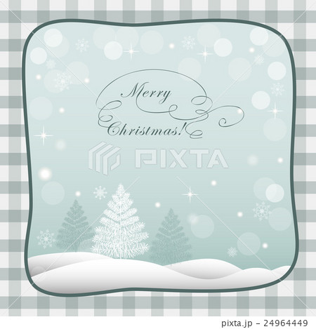 retro christmas card 24964449
