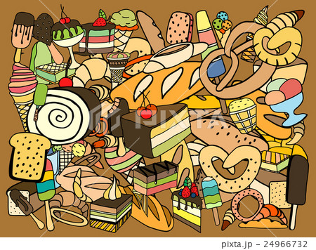 Set of ice-cream 24966732