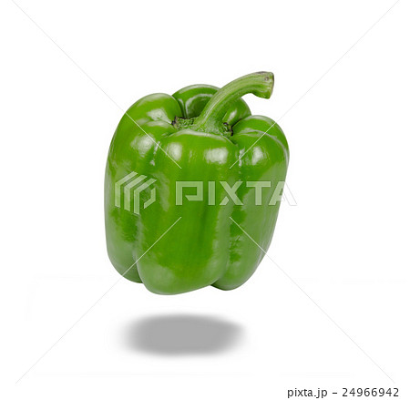 green sweet chilli  isolated on white background 24966942