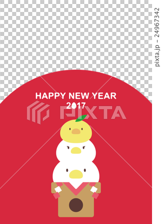 公雞Miko新年卡片模板 公雞Miko新年卡片模板 24967342