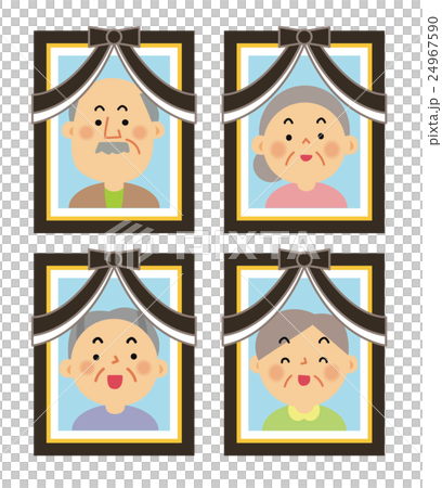 人物イラスト 冠婚葬祭 葬式 人物イラスト 冠婚葬祭 葬式 24967590