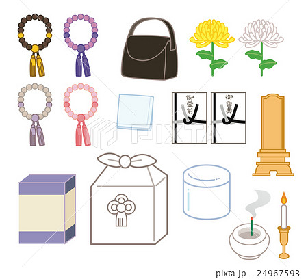 人物イラスト 冠婚葬祭 葬式 人物イラスト 冠婚葬祭 葬式 24967593