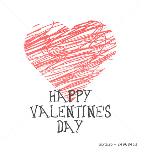 Valentine Day Lettering. Vector illustration Valentine Day Lettering. Vector illustration 24968453