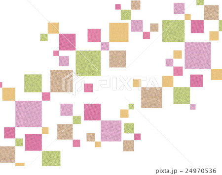 四角形模様 24970536