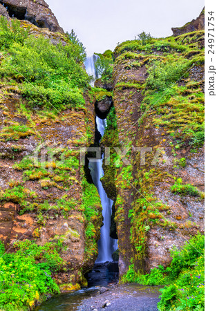 Gljufrafoss or Gljufrabui waterfall Gljufrafoss or Gljufrabui waterfall 24971754