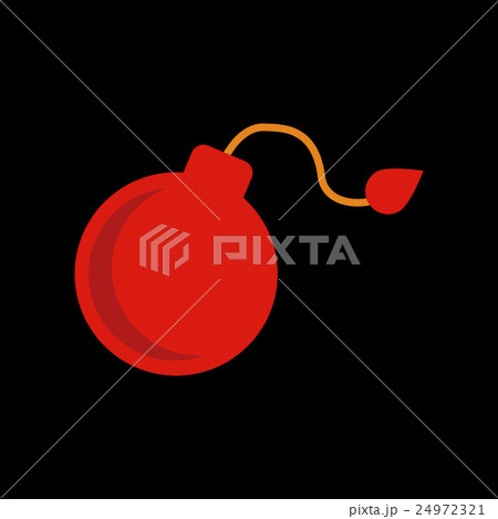 flat icon stylish background bomb flat icon stylish background bomb 24972321