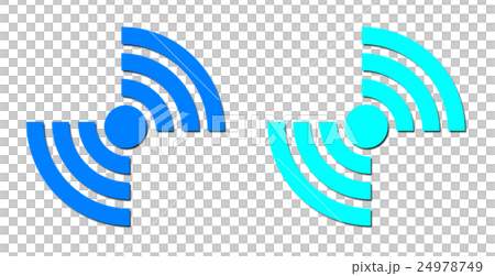 電波のイラスト素材