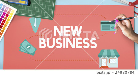 New Business Start up Fresh Ideas Vision Concept 24980784