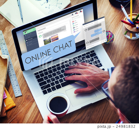 Online Internet Media Network Sharing Social Concept Online Internet Media Network Sharing Social Concept 24981832