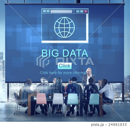 Internet HTML Homepage Browser Big Data Concept 24981833
