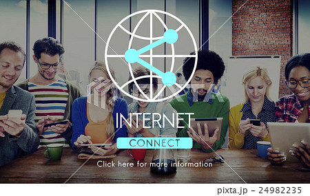 Connection Internet Communication Network Sharing Concept Connection Internet Communication Network Sharing Concept 24982235