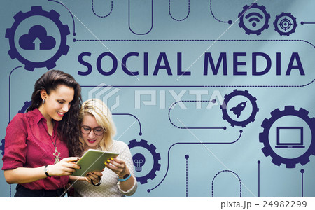Social Media Sharing Online Exchange Concept Social Media Sharing Online Exchange Concept 24982299