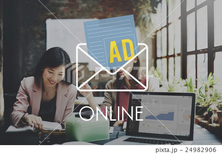 Advertisement Social Media Internet Letter Concept Advertisement Social Media Internet Letter Concept 24982906
