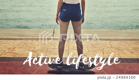 Active Lifestyle Activity Leisure Concept Active Lifestyle Activity Leisure Concept 24984100