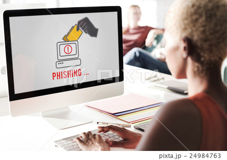 Cyber Attack Crime Fraud Phishing Hacker Security System Concept Cyber Attack Crime Fraud Phishing Hacker Security System Concept 24984763