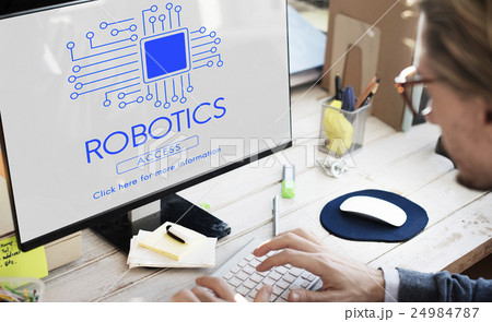 Circuit Board Chip Technology Concept Circuit Board Chip Technology Concept 24984787