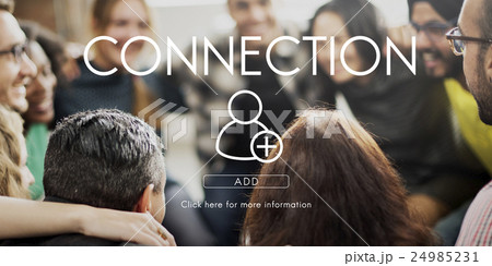 Add Friends Community Connection Socialize Concept 24985231