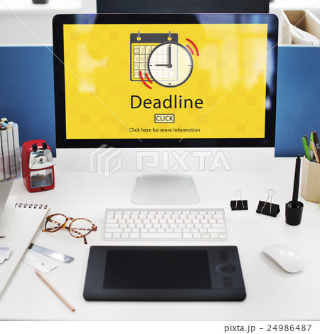 Deadline Target Notice Important Schedule Concept 24986487