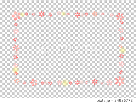 花瓣柔情框架四邊形 24986778