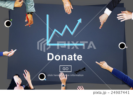 Donate Aid Give Help Offering Volunteer Charity Concept 24987441