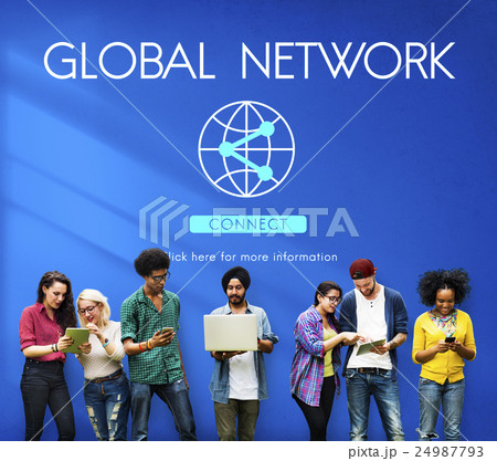 Global Network Globalization Technology Connect Concept Global Network Globalization Technology Connect Concept 24987793