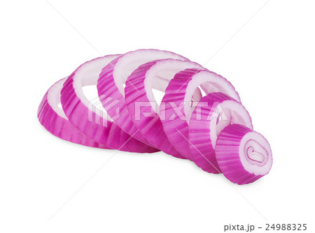 sliced red onions 24988325