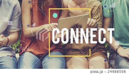 Connect Communication Technology Internet Lifestyle Concept 24988508
