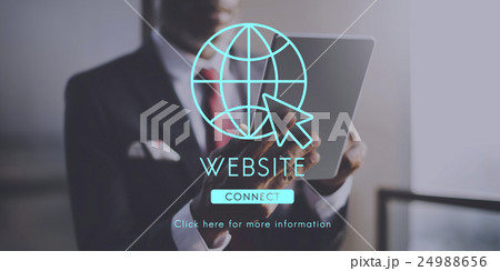 Global Network Connection Technology Concept 24988656