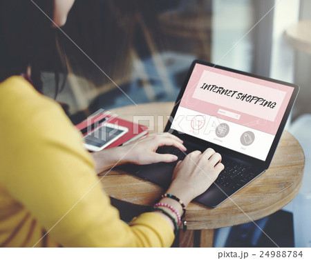 Internet Shopping Buy Online Store Concept Internet Shopping Buy Online Store Concept 24988784