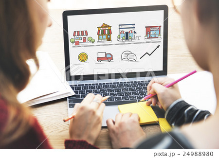 Small Business Strategy Marketing Enterprise Concept 24988980