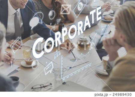Corporate Management Strategy Solution Branding Concept 24989430