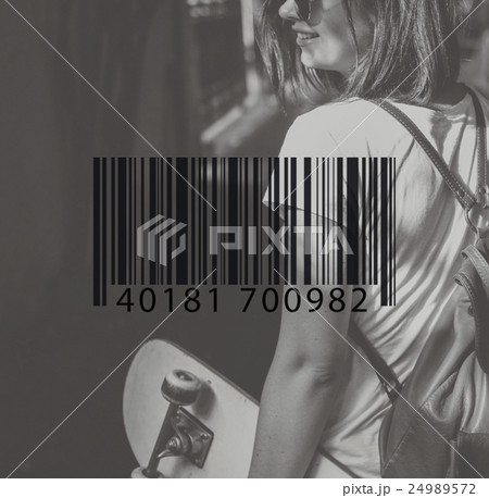 Barcode Mark Sign Market Item Concept Barcode Mark Sign Market Item Concept 24989572