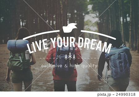 Live Your Dream YOLO You Only LIve Once Concept Live Your Dream YOLO You Only LIve Once Concept 24990318