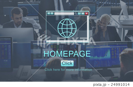 Homepage Website Webpage Internet Concept 24991014
