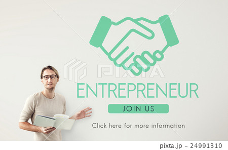 Entrepreneur Business Venture Handshake Graphic Entrepreneur Business Venture Handshake Graphic 24991310