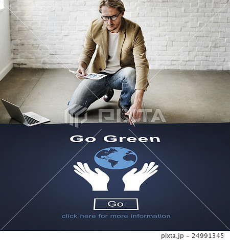 Go Green Environmental Conservation Sustainability Nature Concept Go Green Environmental Conservation Sustainability Nature Concept 24991345