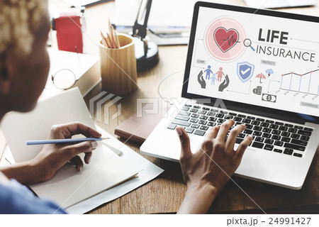 Life Insurance Protection Beneficiary Safeguard Concept 24991427
