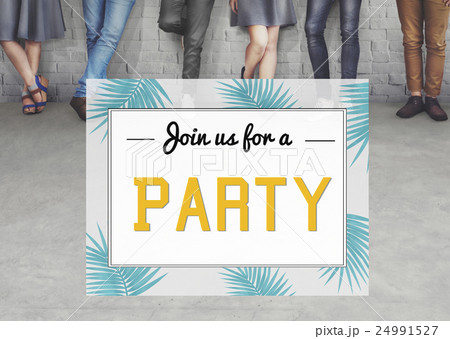 Summer Party Invitation Invited Celebration Concept Summer Party Invitation Invited Celebration Concept 24991527