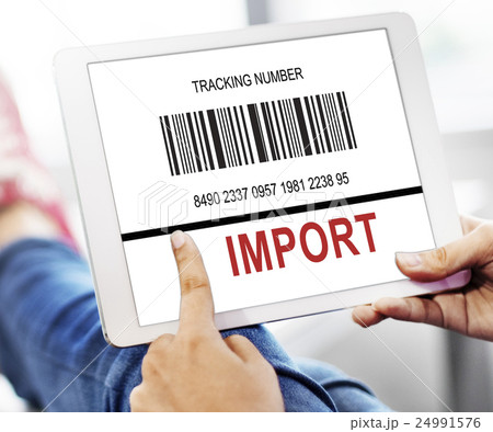 Bar Code Order Tracking Number Concept Bar Code Order Tracking Number Concept 24991576