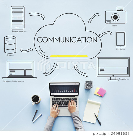 Cloud Transfer Data Connection Network Concept 24991632