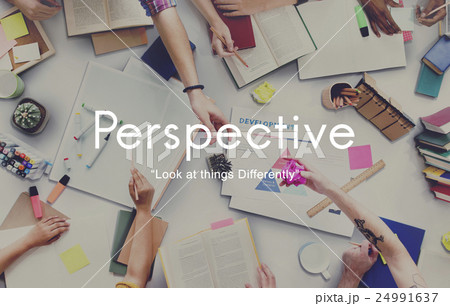 Perspective Attitude Standpoint Viewpoint Point of View Concept 24991637