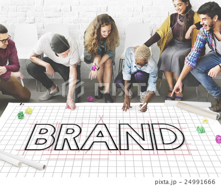 Brand Copyright Name Draft Graphic Concept 24991666