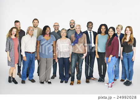 Diverse Group People Standing Concept 24992028
