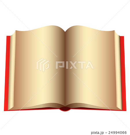 開いた本のイラスト素材 24994066 Pixta